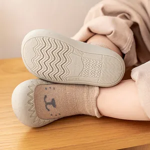 Antislip babysok-schoenen met zachte rubberen zool voor binnenhuisgebruik