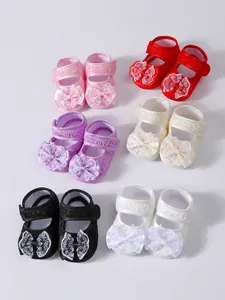 Collection de chaussures de princesse pour bébé fille avec nœuds en dentelle