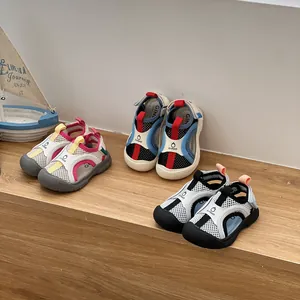 Sandali Sportivi a Punta Chiusa per Bambini in Rete Traspirante Scarpe da Spiaggia Estive per Ragazzi Ragazze Unisex Sandali da Passeggio all'Aperto per Bambini