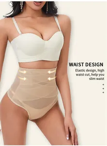 Perizoma contenitivo a vita alta con design elastico snellente per un effetto modellante