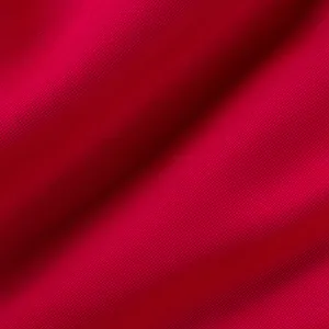 Close-up macro detail of red twill fabric texture for men's high street cargo shorts
