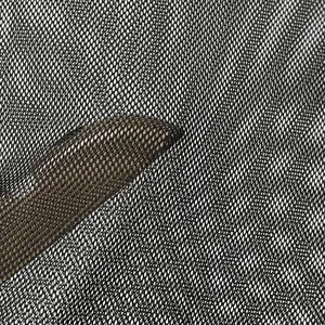 Detailed macro view of breathable black mesh fabric on a men's sports tank top