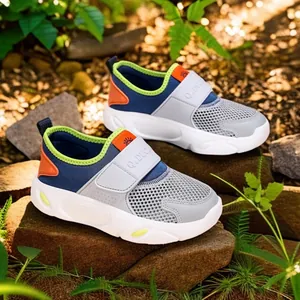 Atmungsaktive Mesh-Sommer-Sneaker für Kinder zum Laufen und für die Freizeit in Blau