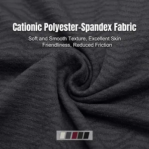 Close-up of cationic fabric texture for men's seamless quick-dry sports T-shirt