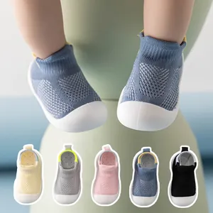 Infant Toddler Breathable Mesh Sock Shoes Non-Slip Soft Sole First Walkers For Baby Boys Girls Casual Summer Walking Shoes