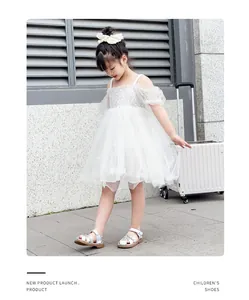 Silver closed-toe sandals for girls featuring soft soles and adjustable straps