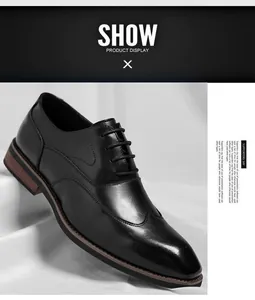 Detailed view of polished black leather Oxford shoes for professional business formal wear