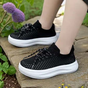 Atmungsaktive Mesh-Sneaker für Jungen mit dicker, weicher Sohle, Sommermode-Stil