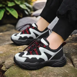 Sneakers chunky traspiranti per bambini con suole spesse ammortizzanti per ragazzi e ragazze