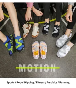 High-quality quick-dry water shoes in various colors for family fitness and beach sports
