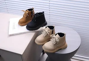 British Style Martin-Stiefel für Kleinkinder in Schwarz, Khaki und Braun erhältlich