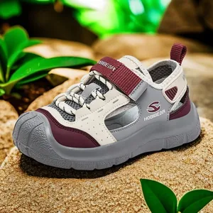 Premium boys' breathable mesh sport sandals with closed-toe design for summer hiking