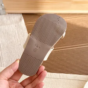 Durable non-slip wavy texture outsole of women's fairy style summer beach sandals