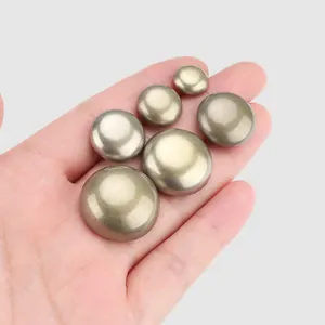 High-quality assorted vintage brass metal dome buttons for elegant coats and jackets