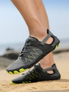 Chaussures d'eau à séchage rapide respirantes avec semelle antidérapante pour plage et piscine