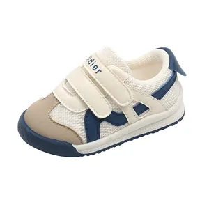 Breathable toddler mesh walking shoes with soft soles for boys and girls ages 1-3