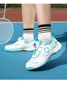 Detalle de zapatillas de bádminton ligeras y transpirables para niños para entrenamiento