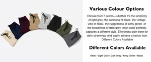 Pantalones de chándal pesados con forro polar para hombre en varios colores casual