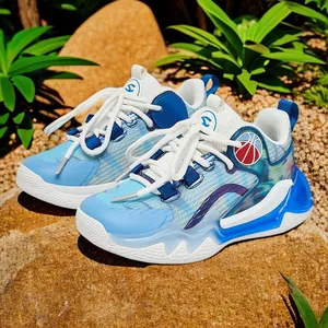 Jungen Basketballschuhe Atmungsaktiv Rutschfest Sneaker Für Kinder Jugend Sport Trendy Athletisch Fußbekleidung Lässig Outdoor