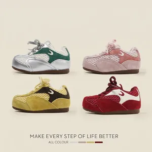 Breathable toddler sports shoes in multiple colors for boys and girls walking