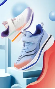 Chaussures de sport respirantes pour garçons avec maille légère et fermeture velcro