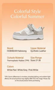 Modische Kinder-Sneaker mit Obermaterial aus Kunstleder und TPR-Sohle 2025 Stil