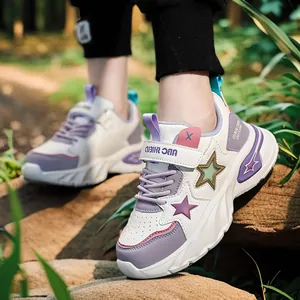 Children's outdoor anti-slip sneakers featuring star patterns for boys and girls