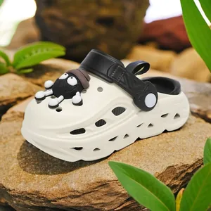 Zuecos de Suela Gruesa de Dibujos Animados para Niños Zapatillas de Playa Antideslizantes Niñas EVA Transpirable Sandalias