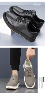 Vue détaillée de la texture du cuir de vachette et de la doublure en polaire chaude pour hommes
