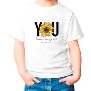 Sunflower heat transfer sticker decal for DIY creative clothing customization project