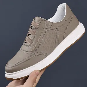 Herren-Freizeitschuhe aus erstklassigem Rindsleder mit atmungsaktivem Slip-on-Design