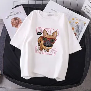 Pegatina de transferencia de calor de Bulldog Francés para personalización DIY