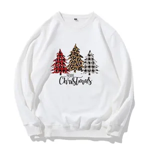 Christmas tree and Merry Christmas lettering heat transfer patch for custom clothing