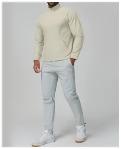 Veste de sport à col montant pour homme, idéale pour le running et le fitness