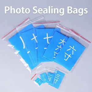 Clear Plastic Self Sealing Bags Small PE Reclosable Zipper Pouches For Photos Jewelry Items Storage Transparent Organizing Bags