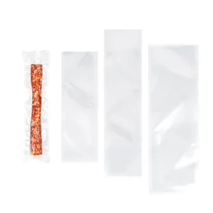 Clear long vacuum sealer bags for food storage jerky sticks