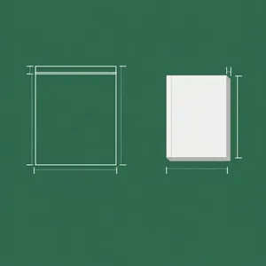 Detailed measurement guide for choosing the right size self-sealing book protection bag