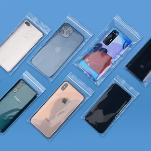 Fundas impermeables desechables transparentes para móvil, antipolvo y uso táctil.