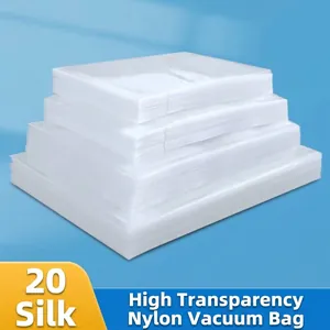 Thickened Nylon Vacuum Sealer Bags Transparent Food Grade Plastic Sealing Storage Bags For Commercial Home Kitchen Use