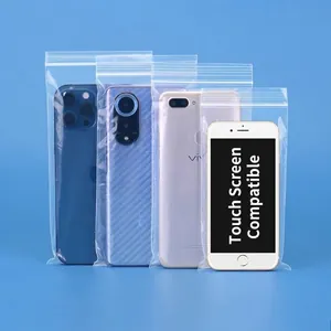Bolsa desechable impermeable para móvil transparente con función táctil y sello 87