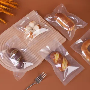 Transparent Hitzebeständig Versiegelt Brot Verpackungsbeutel Lebensmittelecht Nylon Wasserdicht Versiegelungsbeutel Für Bäckerei Toast Keks