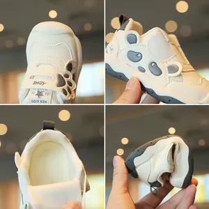 Süße Cartoon Panda Lauflernschuhe mit weicher Sohle für Baby Jungen und Mädchen