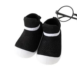 Scarpe da passeggio per neonati traspiranti con suola morbida e punta antiurto