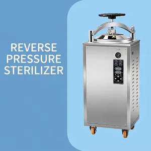 Professional industrial stainless steel reverse pressure sterilizer for food vacuum bags