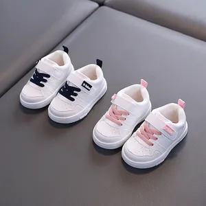 Waterproof microfiber leather baby walker shoes for toddlers with non-slip soft soles
