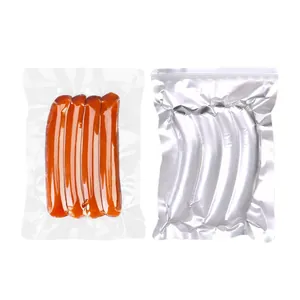 Sacchetti Sottovuoto Resistenti Alte Temperature in Foglio di Alluminio Plastica per Alimenti Sterilizzazione Carne 121C