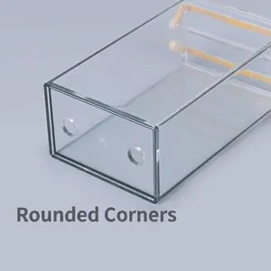 Transparent rice brick mold with smooth rounded corners for vacuum packaging