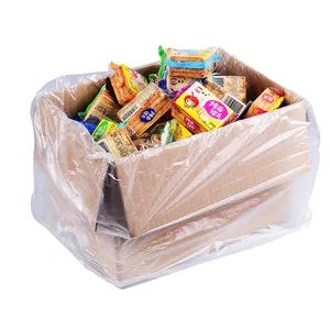Transparent PE plastic box liner bag for moisture-proof and dust-proof shipping