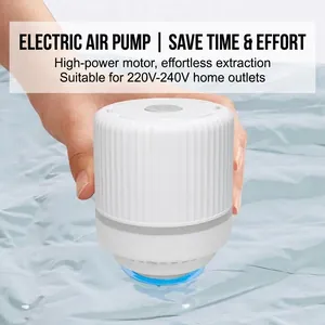 Portable electric vacuum pump for storage bags, high power suction device, 220V-240V