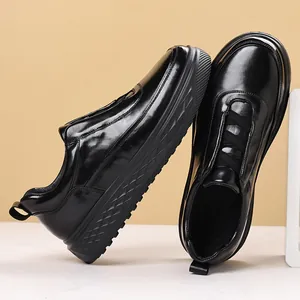 Ανδρικά Casual Παπούτσια από Γνήσιο Δέρμα Slip-on Loafers Υψηλής Ποιότητας Δέρμα Βοδιού Χαμηλά Ίσια Παπούτσια για Γραφείο Business Καθημερινά